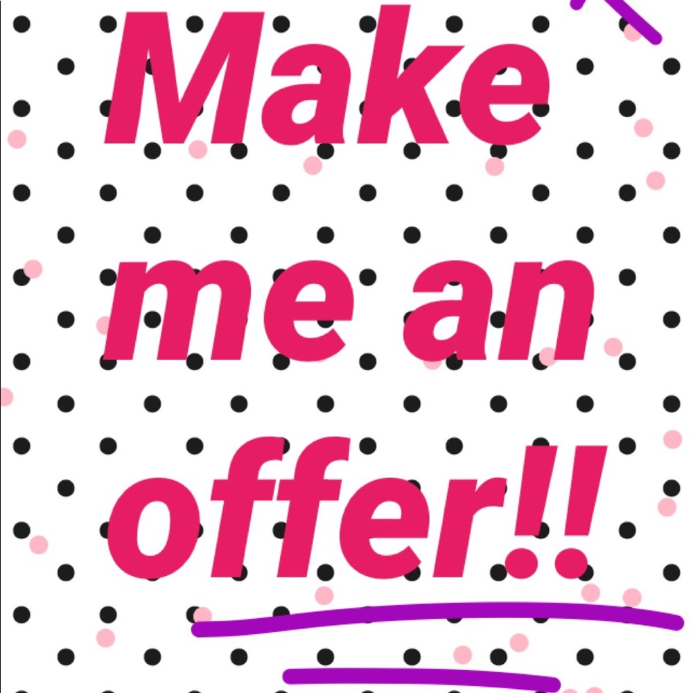 I take all reasonable offers!!